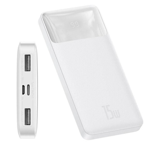 Baseus Powerbank 20W 10000mAh Bipow White