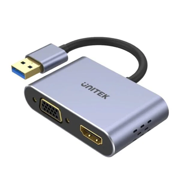 Unitek Converter USB-A 3.0 to HDMI/VGA