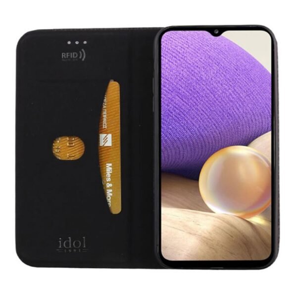 Idol Elite Anti-Rfid book case for Samsung Galaxy A54 5G (A546) Black-1