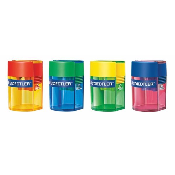 Staedtler Tub Round Single Sharpener mix colored