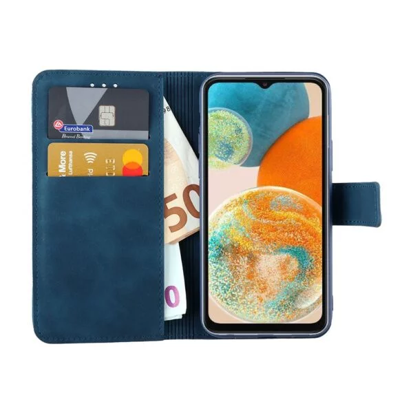 Lime book case for Samsung Galaxy A23 4G (A235) / A23 5G (A236) Dark Blue-1