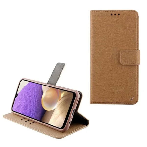 VT book case for Xiaomi Redmi 12C Gold-1