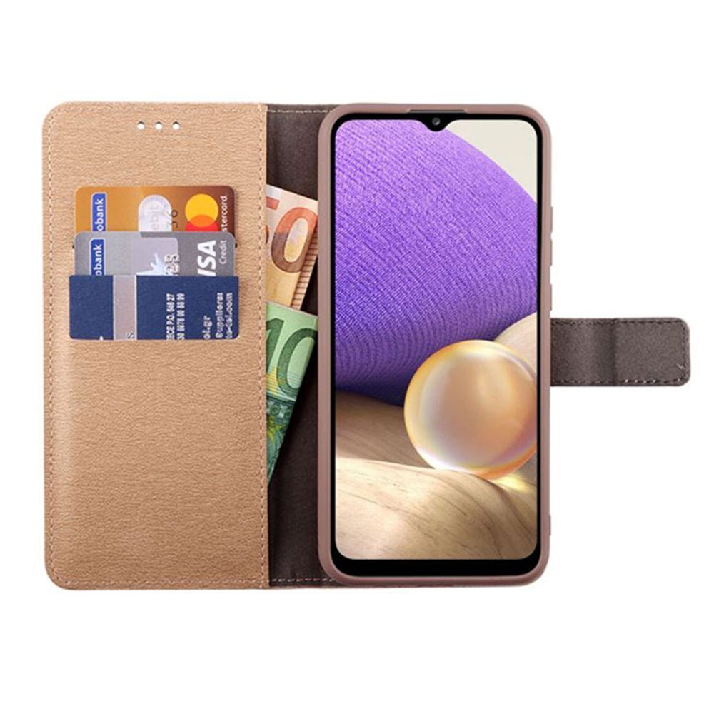 VT Cosmetics VT book case for Xiaomi Redmi 12C Gold