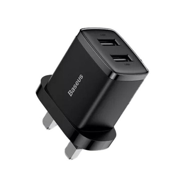 Baseus travel charger 10.5W 2.1A UK Black