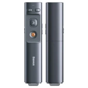 Baseus Orange Dot Wireless Laser Presenter Grey