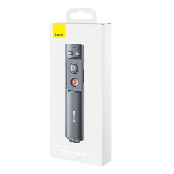 Baseus Wireless Laser Presenter ORANGE DOT Rechargeable-2