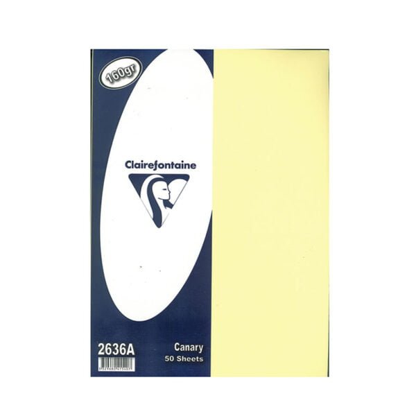 ClaireFontaine A4 160gr Canary (250sh)