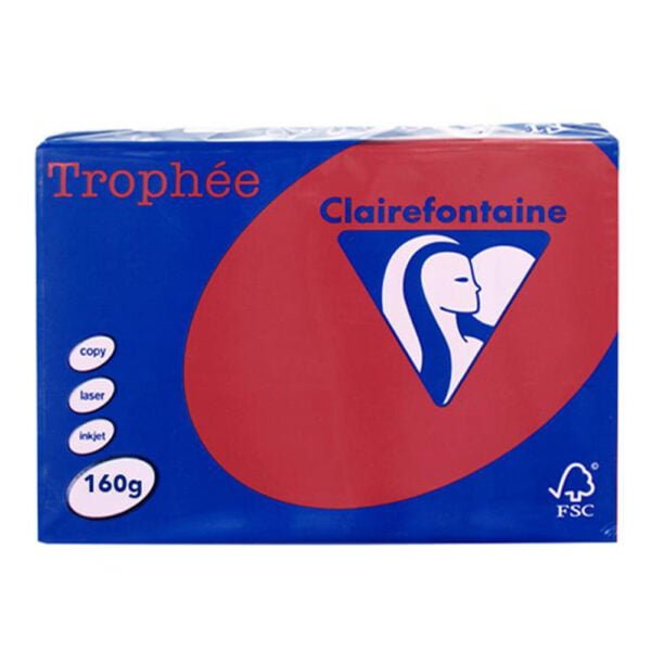 ClaireFontaine A4 160gr Red Intensive (250sh) ClaireFontaine A4 160gr Red Intensive (250sh)