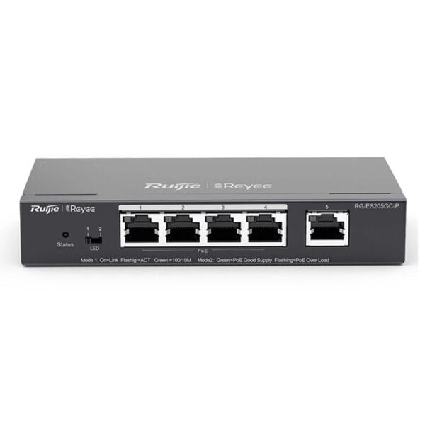 Ruijie Reyee 5-port Gigabit Cloud Managed PoE+ Switch