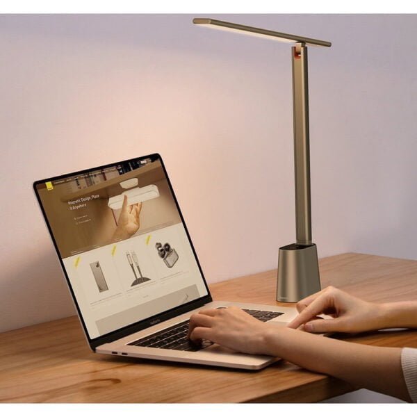 Baseus Rechargeable Folding Reading Desk Lamp With Smart Light-1