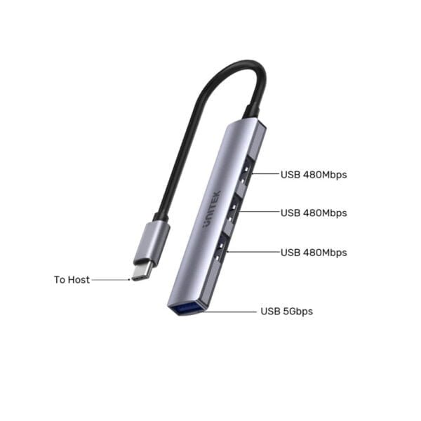 Unitek USB-C 4-in-1 Hub-2