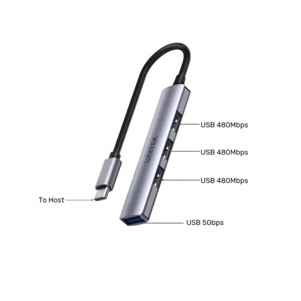 Unitek USB-C 4-in-1 Hub-2