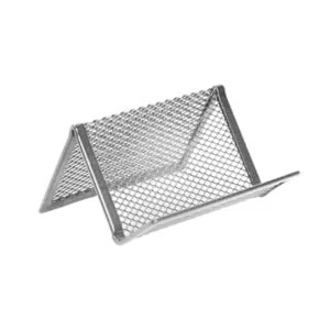 TipTop Office mesh business card holder silver TipTop Office mesh business card holder silver