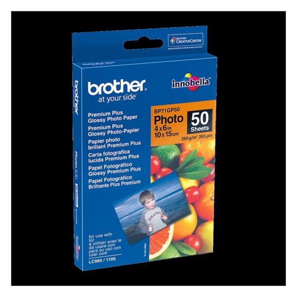 Brother photo paper 10x15 50sh - BP71GP50
