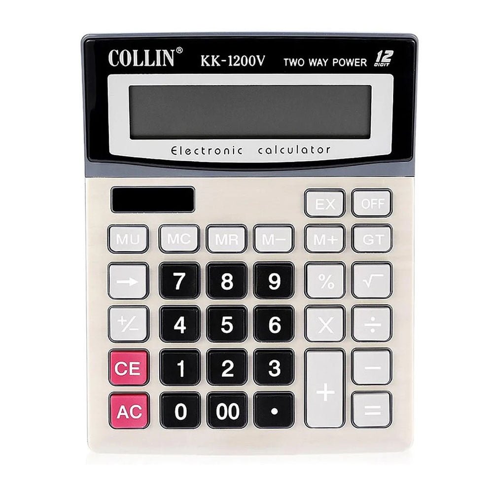 Collin calculator 12 digits