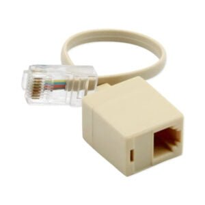 RJ45 Male 8P4C to RJ11 to Female 6P4C telephone adapter