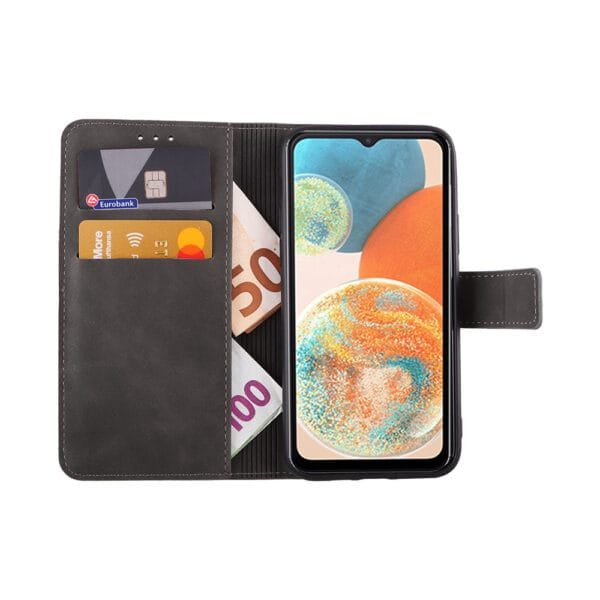 Lime book case for Xiaomi Redmi A3 Gray-1