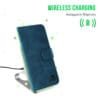 Lime book case for Xiaomi Redmi A3 Dark Blue-3