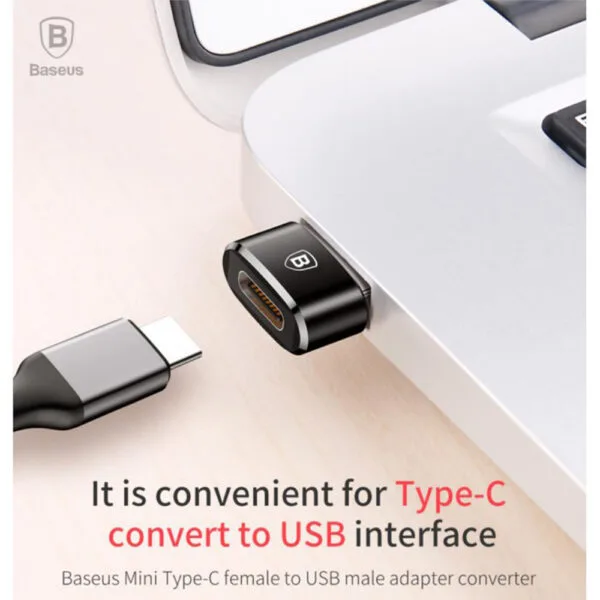 Baseus USB-A male to USB-C female adaptor-1