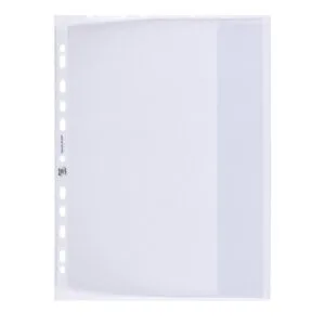 Oxford A4 sheet protectors with flap (bag of 10pcs) - clear