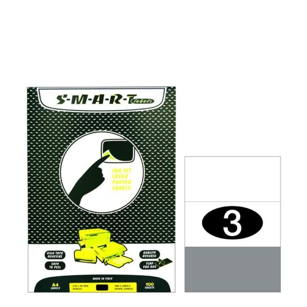 Smart Labels (210x99) 3 labels white / 100sh