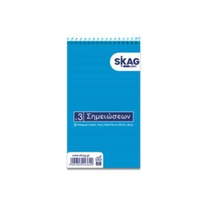 SKAG notepad spiral 105mm x 178mm Ruled