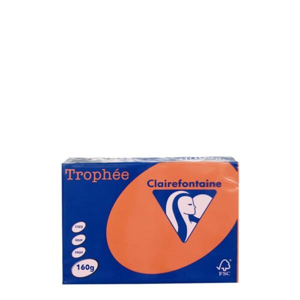 ClaireFontaine A4 160gr Orange Intensive (250sh)