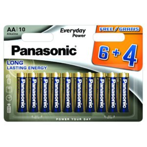 Panasonic alkaline battery AA 6+4 FREE
