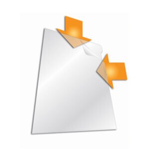 Class corner folder glass clear 10pcs