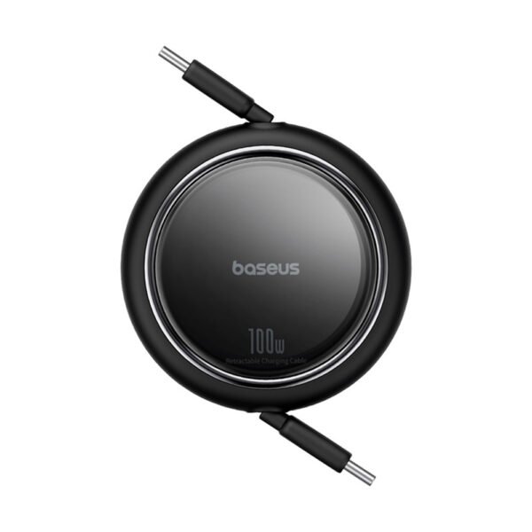 Baseus Cable USB-C to USB-C Free2Draw Retractable 100W 1m Black