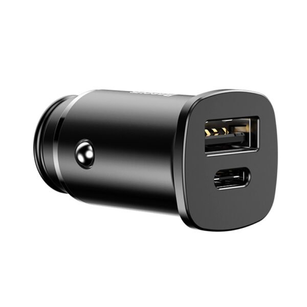 Baseus Car Charger 30W QC USB-C & USB-A-1